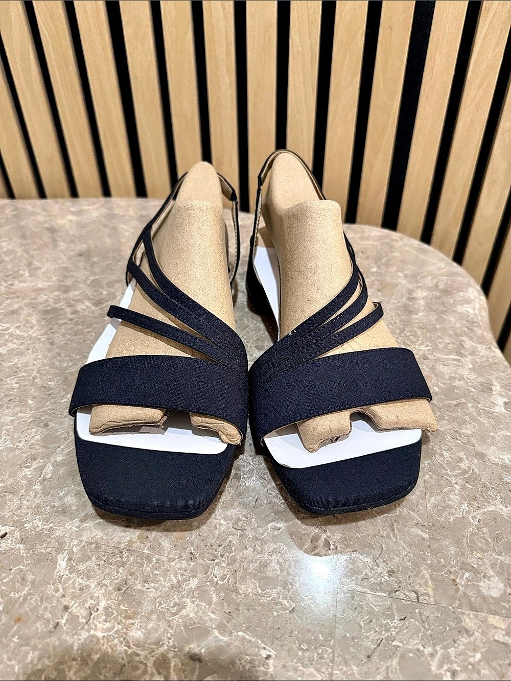 LifeStride Women's Joy 2 Dress Sandal in Lux Navy Size 8 Wide NWOB